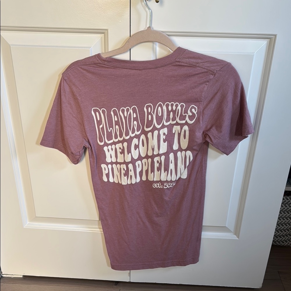 Playa Bowls Pink Graphic T-Shirt
